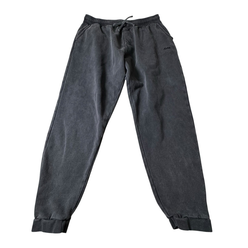 Katin Corduroy Pants Mens XL  Gray Chino Elastic Waist Drawstring Skate‎ Surf